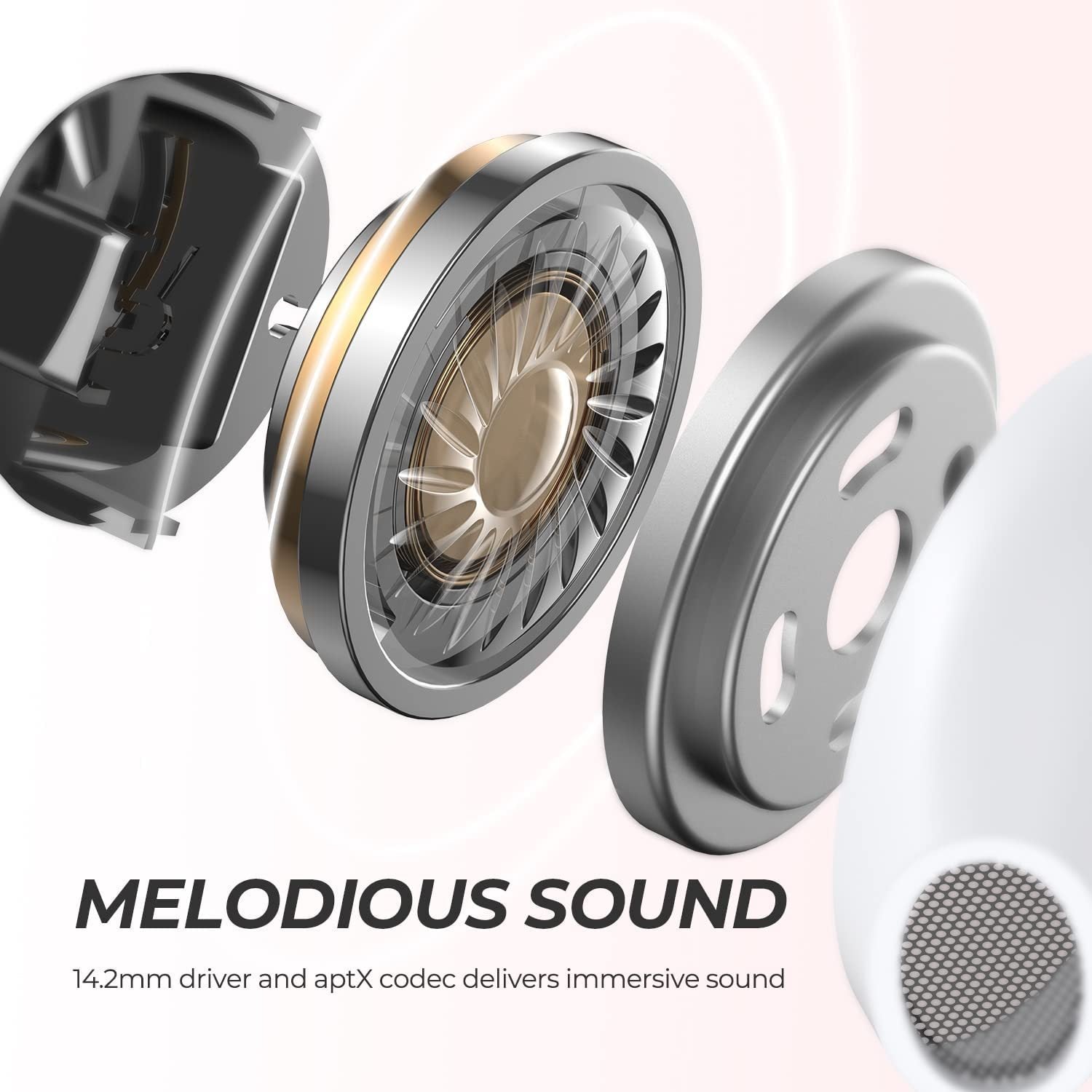 SoundPEATS TrueAir2 Bluetooth V5.2 True Wireless Earphones with Qualcomm  QCC3040, Dual Mic and CVC 8.0