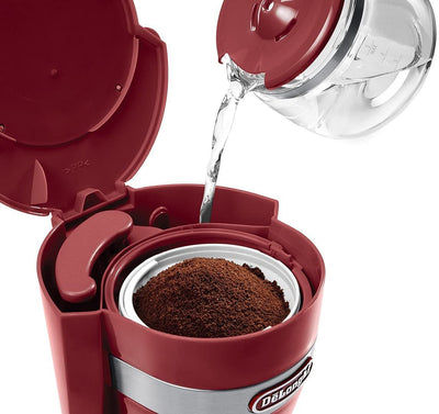 De'Longhi Active Line Drip Filter Coffee Machine, Stainless Steel, Keep warm & anti-drip function