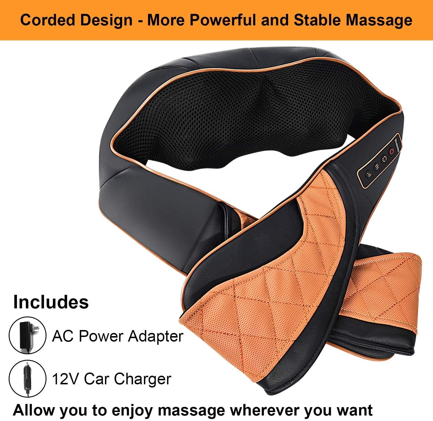 Popular MagicMakers Back and Neck Shiatsu Massager is 50% Off at