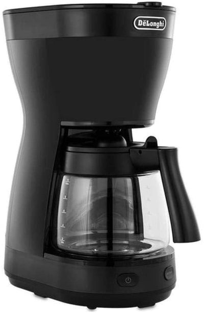 De'Longhi Filter Coffee Machine, 1.25Liter, Keep warm and Anti-drip function, ICM16210.BK, Black