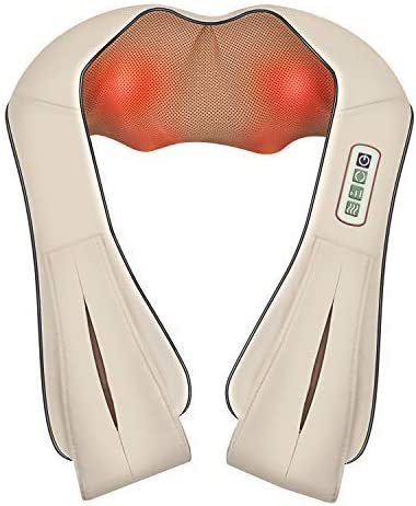 Nekteck Shiatsu Neck and Back Massager with Soothing Heat, Electric Deep  Tissue 3D Kneading Massage Pillow for Shoulder, Leg, Full Body Muscle Pain  Relief, Car, Office and Home Use Blue 