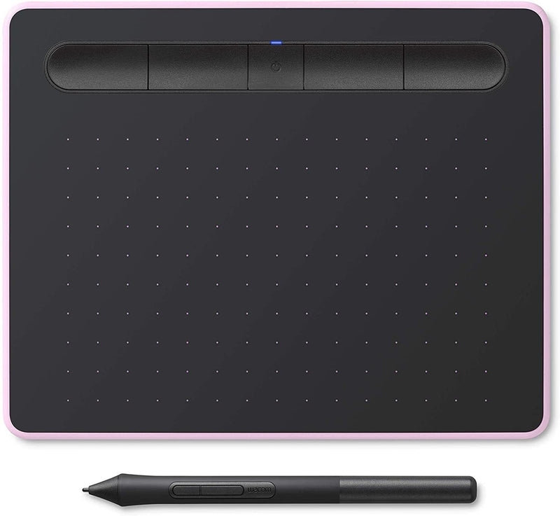 Wacom Intuos S Bluetooth Pen Tablet, wireless graphic tablet for painting, sketching and photo retouching with 5 creative software downloads