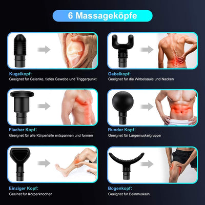 Muscle Massage Gun, Professional Deep Tissue Percussion Massager