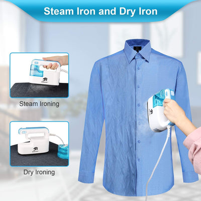 MLMLANT Hand-held portable clothing steam ironing, Travel Home Office, Wrinkle Remover, Shirt,Clothe,Curtain,Lightweight