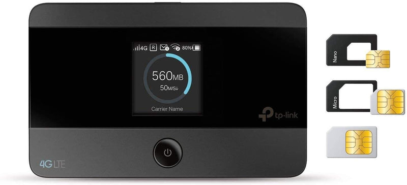 TP-LINK M7350 4G Low-Cost Travel Wi-Fi, Mobile Wi-Fi Hotspot (Share Wi-Fi with Up to 10 Devices, Long Lasting Battery, Easy to Use, Unlocked)