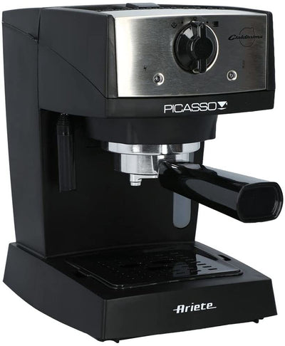Ariete 1366 Picasso Espresso Machine, Powder or Pods, Built In Milk Frother for Barista Style Cappuccinos and Lattes