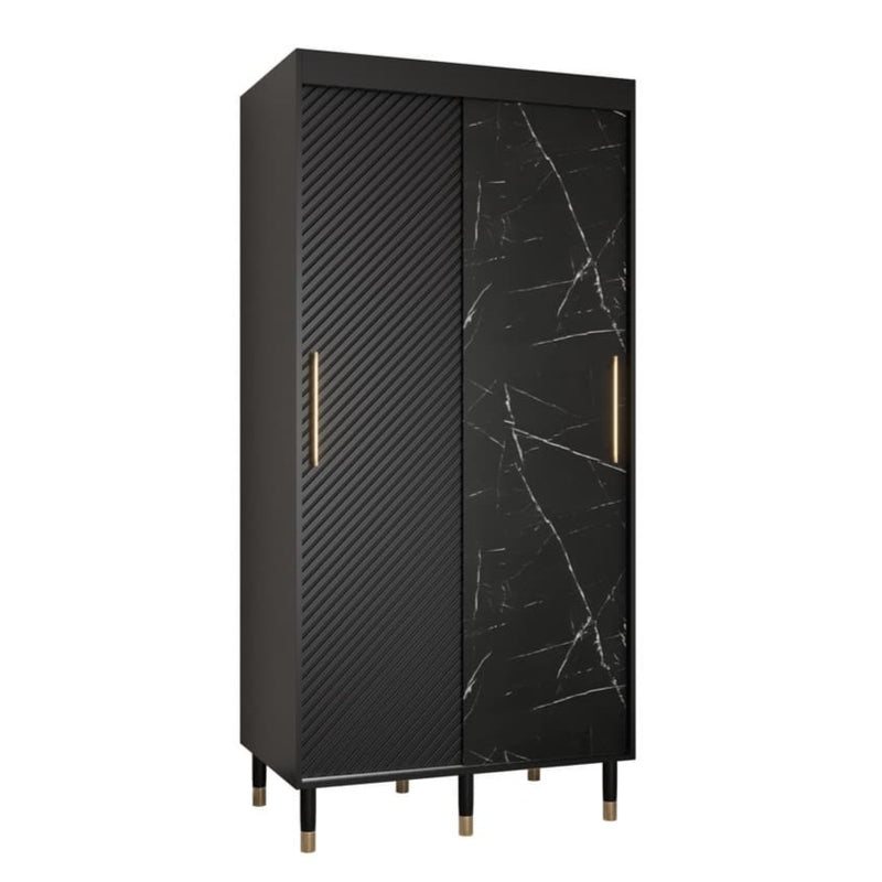 Monaco Sliding Door Wardrobe 100cm