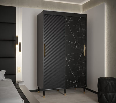 Monaco Sliding Door Wardrobe 120cm