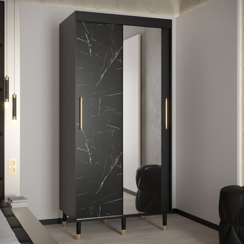 Bergen I Sliding Door Wardrobe 100cm