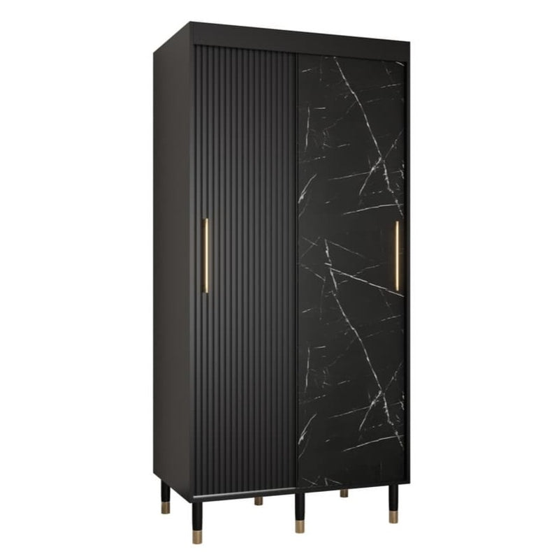 Mora Sliding Door Wardrobe 100cm