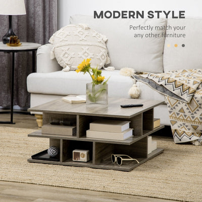 Square Coffee Tables For Living Room, Grey