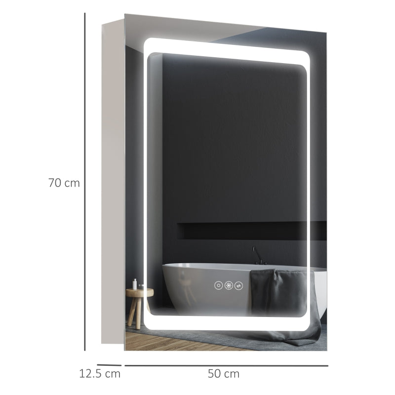 LED Illuminated Bathroom Mirror Cabinet