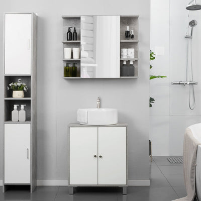 Under Sink Cabinet, Grey