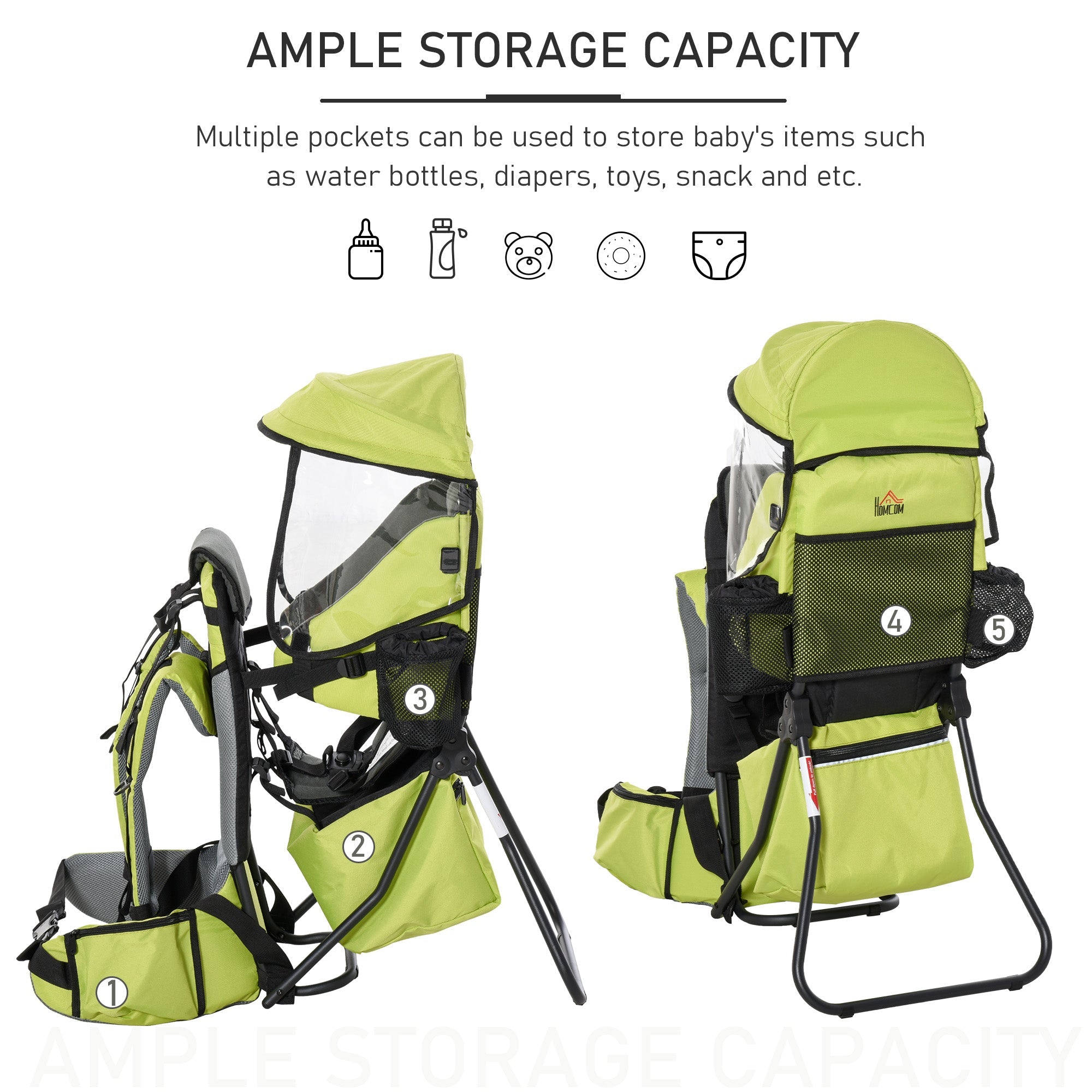 Backpack baby cheap carrier with stand