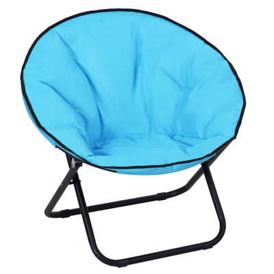 Folding Saucer Moon Chair -Blue