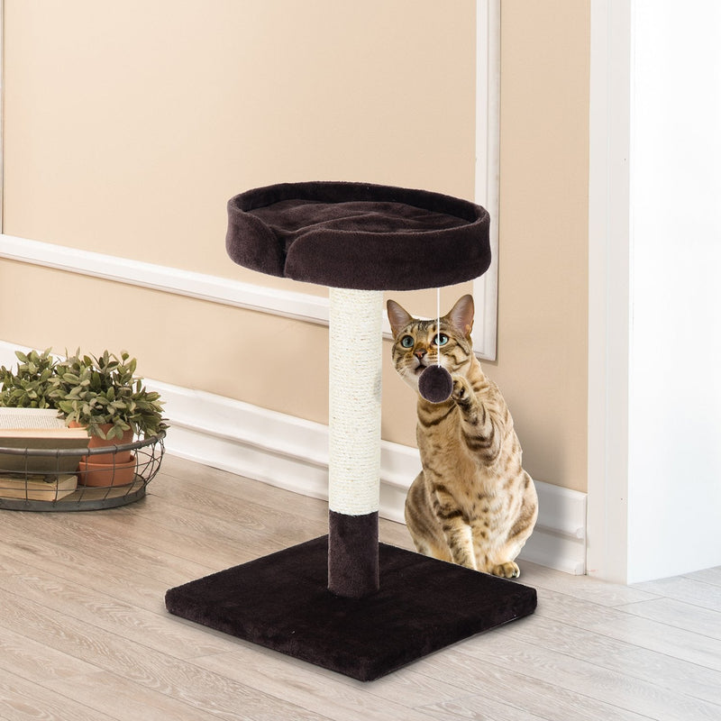 Cat Tree Scratching Activity Centre-Beige/Brown