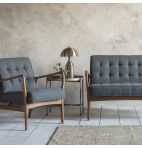 Lessingham Dark Grey Sofa