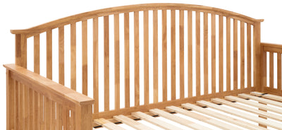 Madrid Wooden Day Bed Only Oak