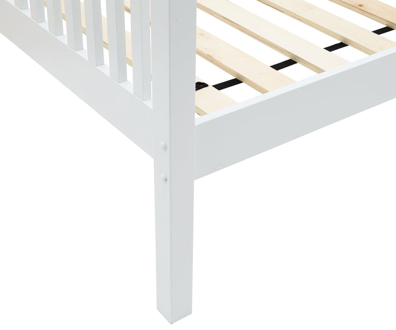 Madrid Wooden Day Bed Only White