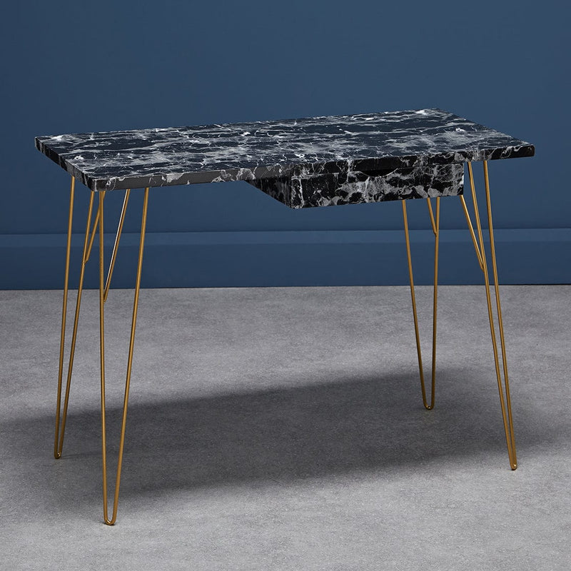 Fusion Desk Black Marble - From LPD