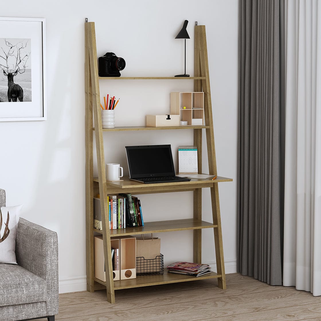 Tiva white store ladder desk