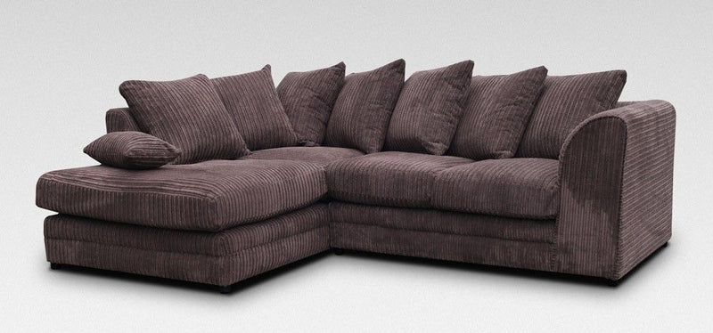 Desmond Jumbo Cord Corner Sofa Set 6 Colour