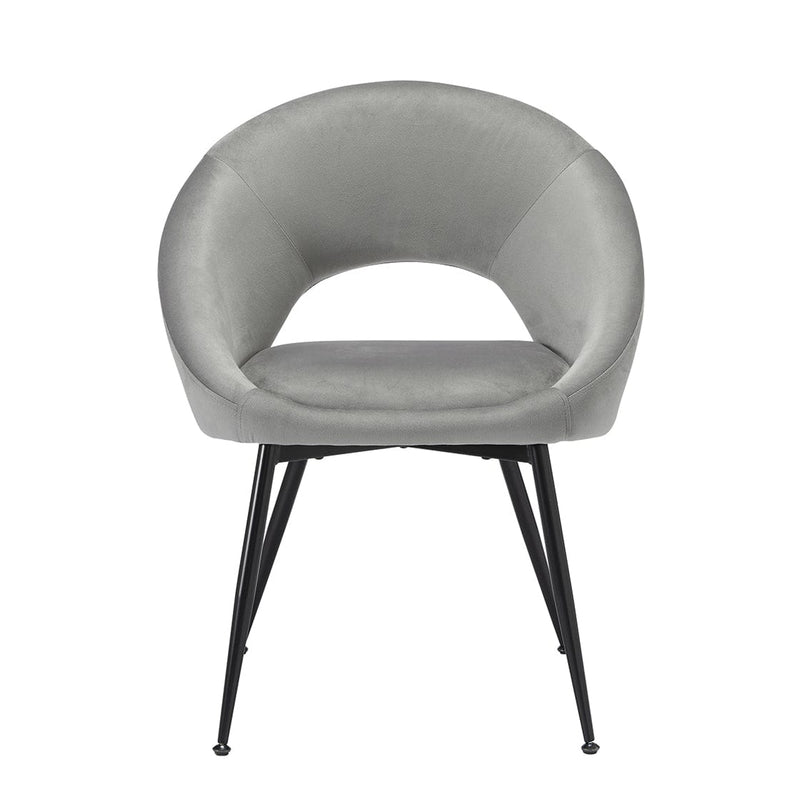 Lulu Dining Chair Grey (Pack of 2) - From LPD