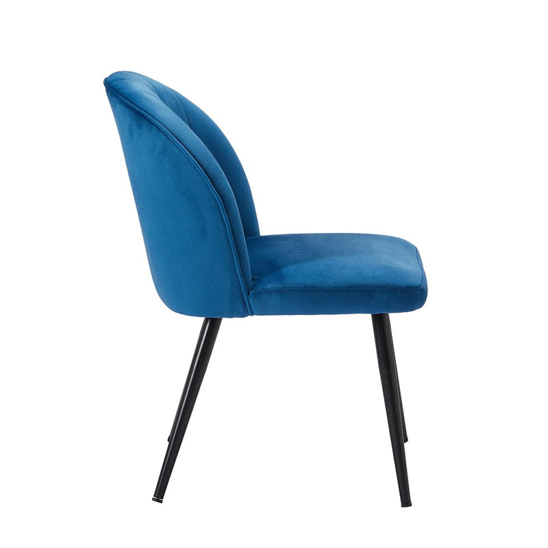 Orla Dining Chair Blue (Pack of 2) - From LPD