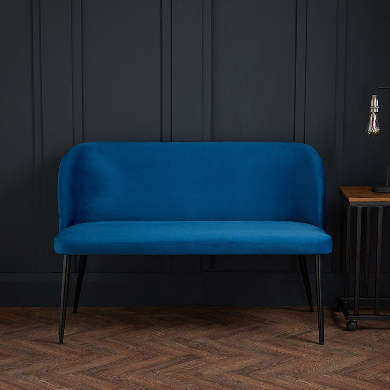 Zara Dining Bench Blue - From LPD