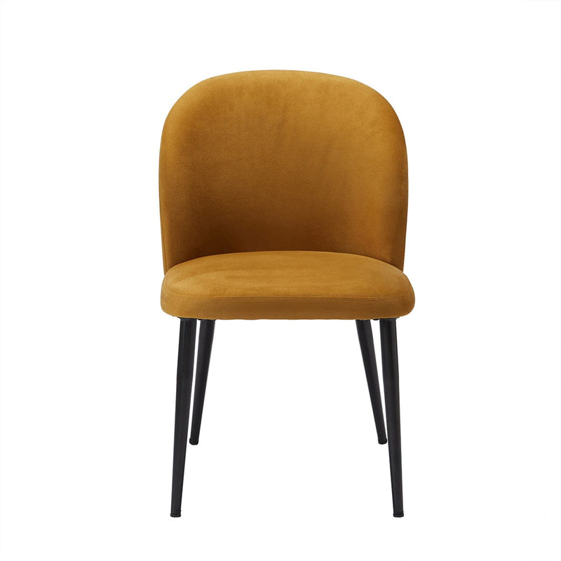 Zara Dining Chair Mustard (Pack of 2) - From LPD