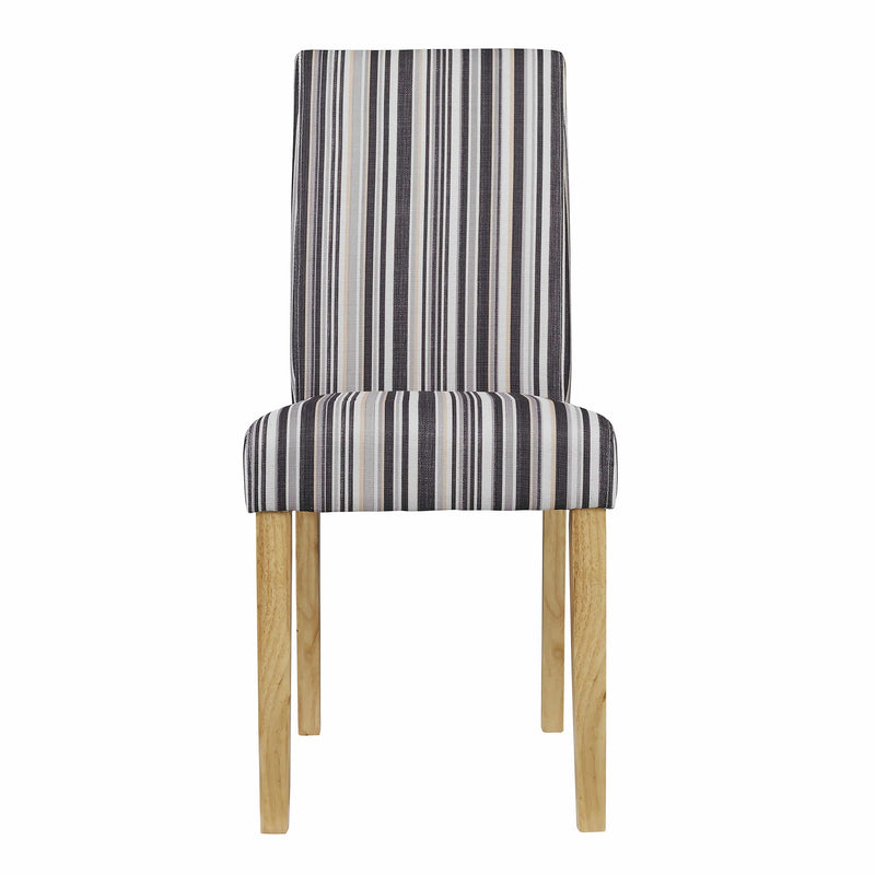 Lorenzo Dining Chair Striped (Pack of 2)