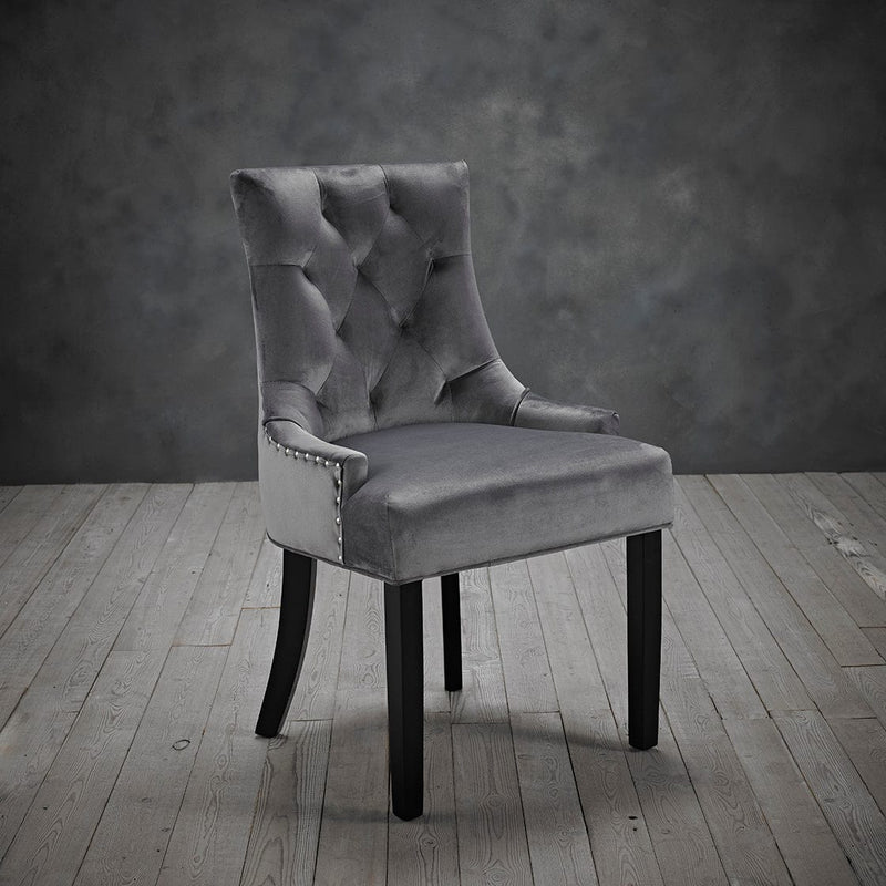 Morgan Chair Grey (Pack Of 2)