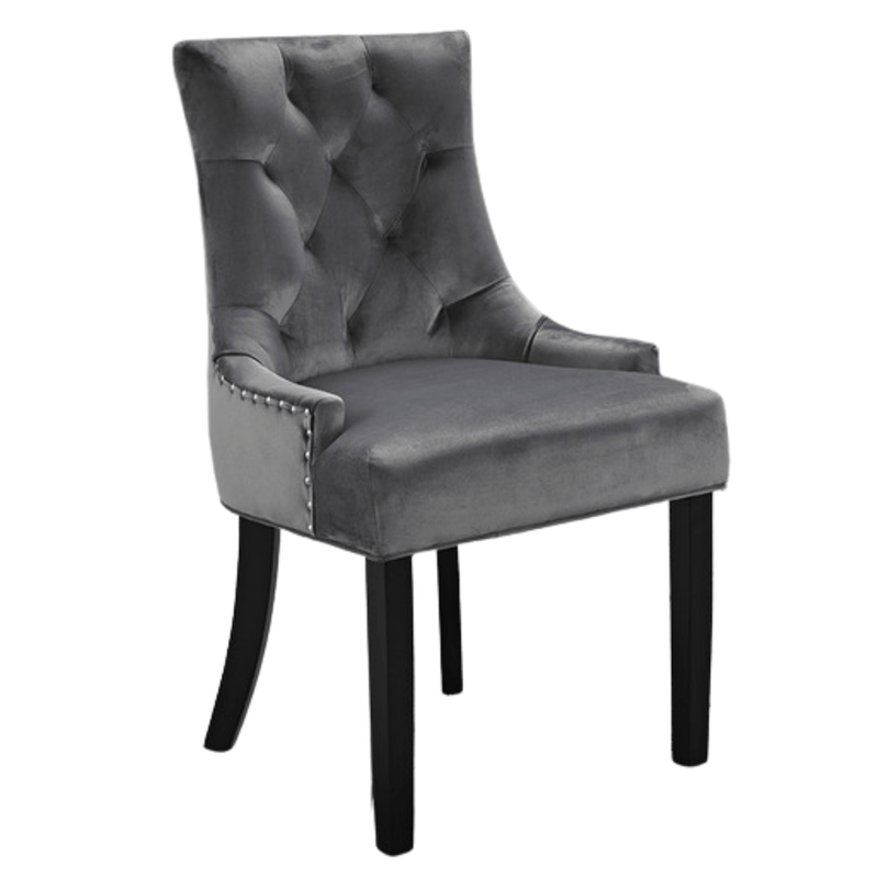 Morgan Chair Grey (Pack Of 2)