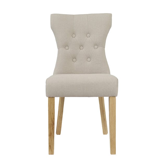 Naples Dining Chair Beige (Pack of 2)