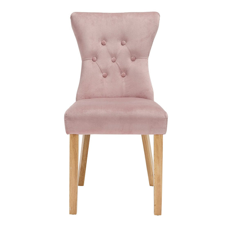 Naples Dining Chair Blush Pink (Pack of 2)