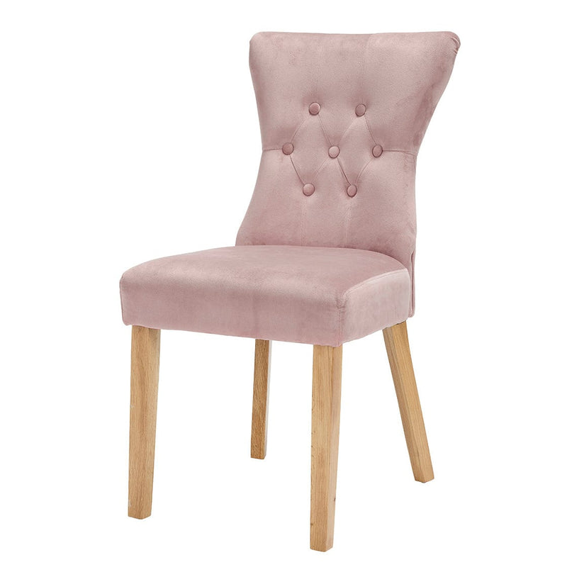 Naples Dining Chair Blush Pink (Pack of 2)