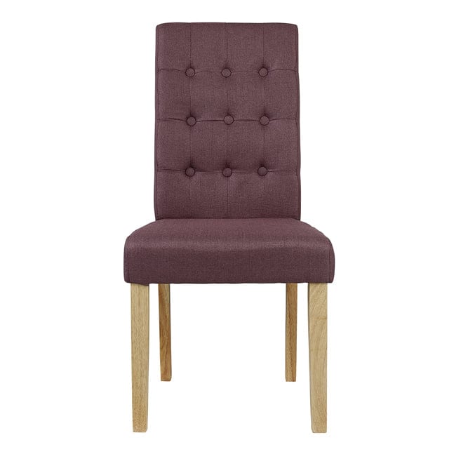 Roma Chair Plum (Pack of 2)