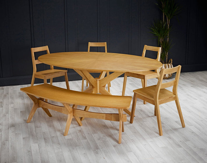 Malmo Dining Table White Oak