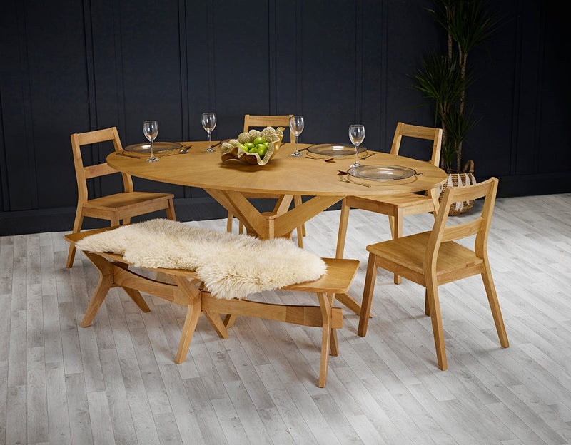 Malmo Dining Table White Oak