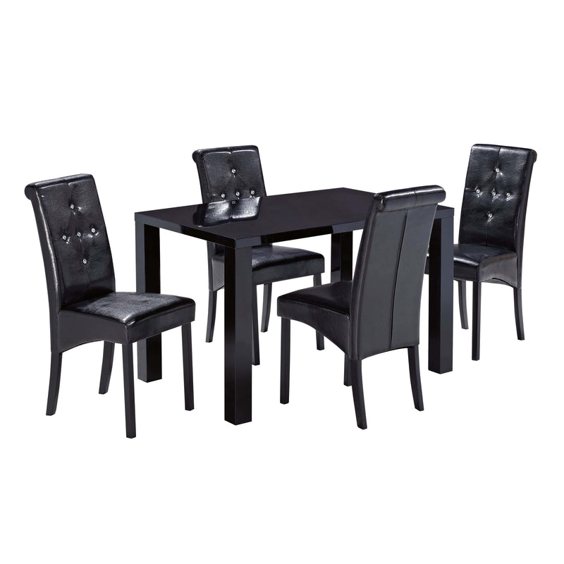 Monroe Puro Medium Dining Table Black - From LPD