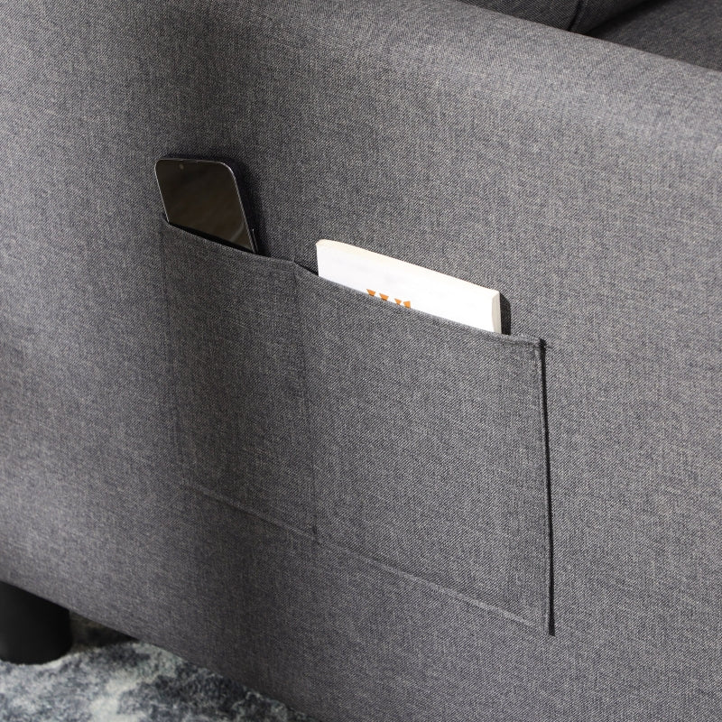 Folding Sofa Bed, Living Grey