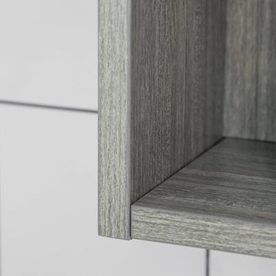 Bathroom Mirror Cabinet, Grey