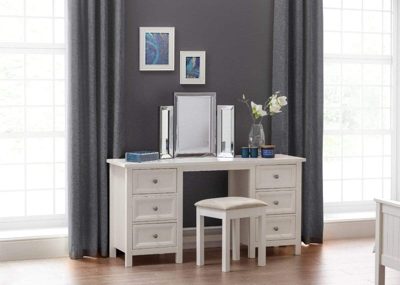 Maine Dressing Table - Surf White