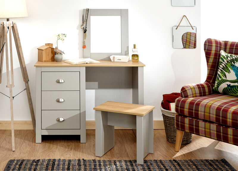 Lancaster Dressing Table Set Grey