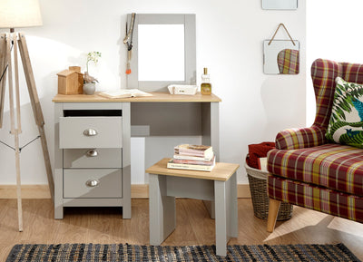 Lancaster Dressing Table Set Grey