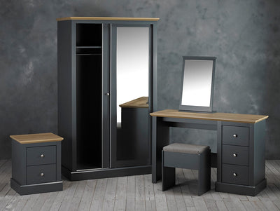 Devon Dressing Table Set Charcoal