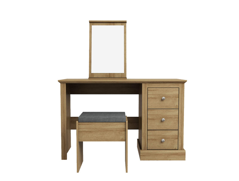 Devon Dressing Table Set Oak