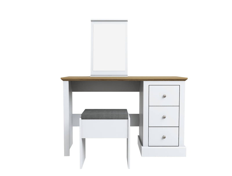 Devon Dressing Table Set White