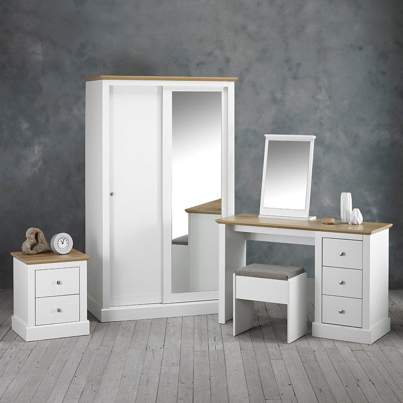 Devon Dressing Table Set White