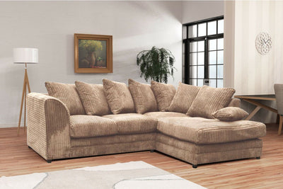 Desmond Jumbo Cord Corner Sofa Set 6 Colour